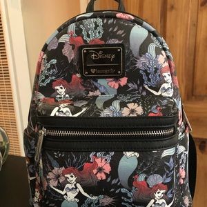 Little mermaid Loungefly Disney backpack.